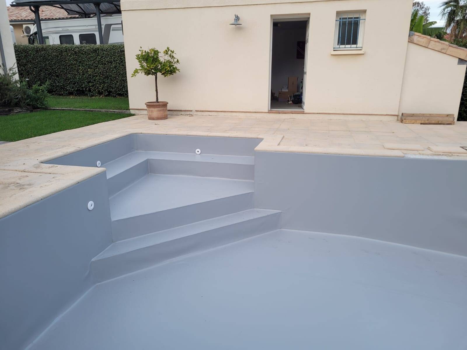 Rénovation d'une piscine estérieure au Taillan-Médoc : le projet de Myriam et Jean-François