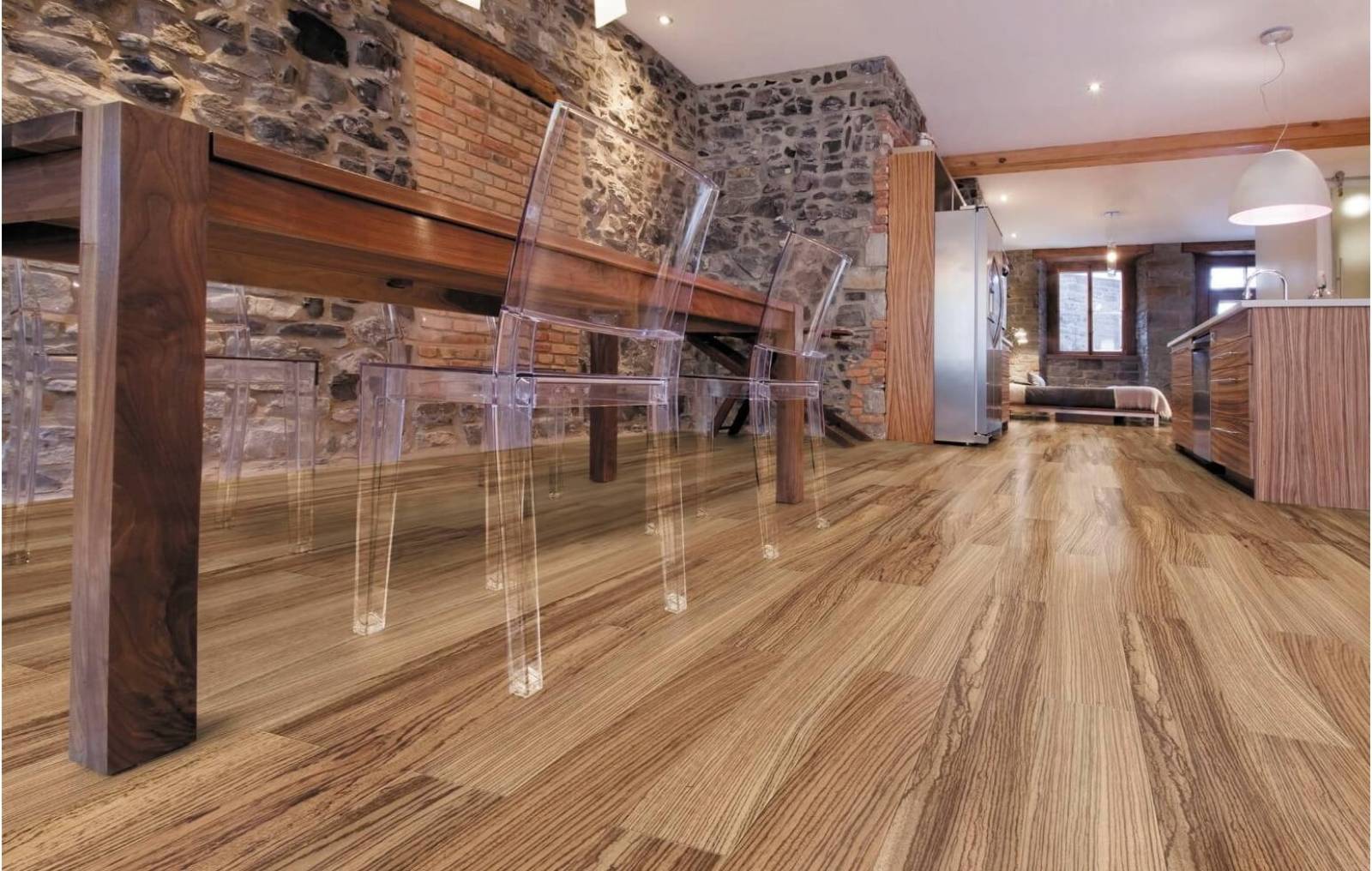 Parquet Zebrano contrecollé Arbao