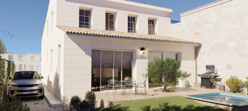 Link Vue 3D projet extension surélévation